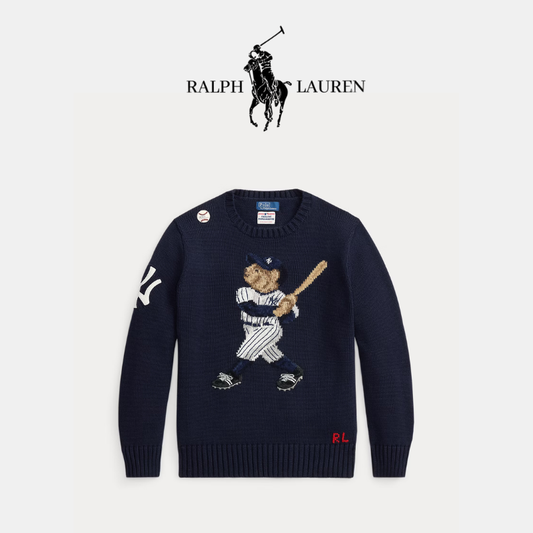 Suéter de punto con estampado frontal R&L