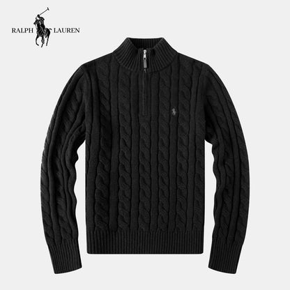 Exclusive Cashmere Sweater with Triple Twist