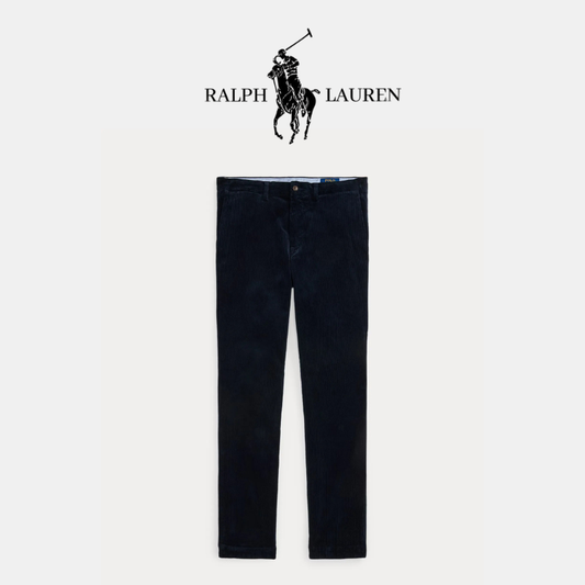 Cordhose aus Stretch-Baumwolle mit geradem Schnitt und R&L Detail