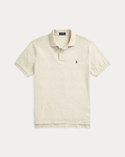 Poloshirt aus atmungsaktivem Baumwoll-Mesh mit R&L Detail