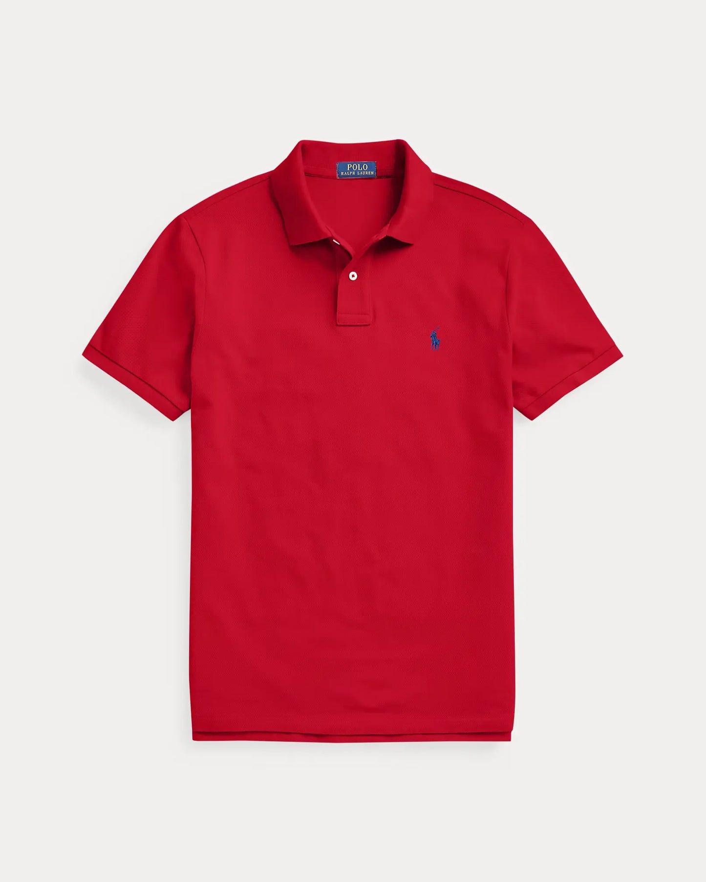 Poloshirt aus atmungsaktivem Baumwoll-Mesh mit R&L Detail