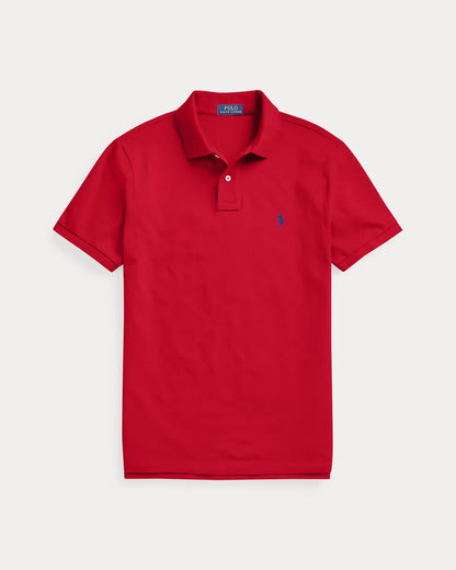 Poloshirt aus atmungsaktivem Baumwoll-Mesh mit R&L Detail