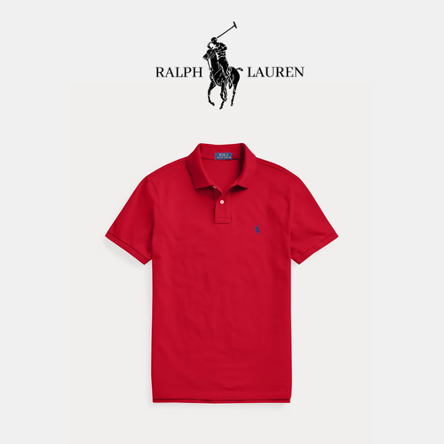 Poloshirt aus atmungsaktivem Baumwoll-Mesh mit R&L Detail