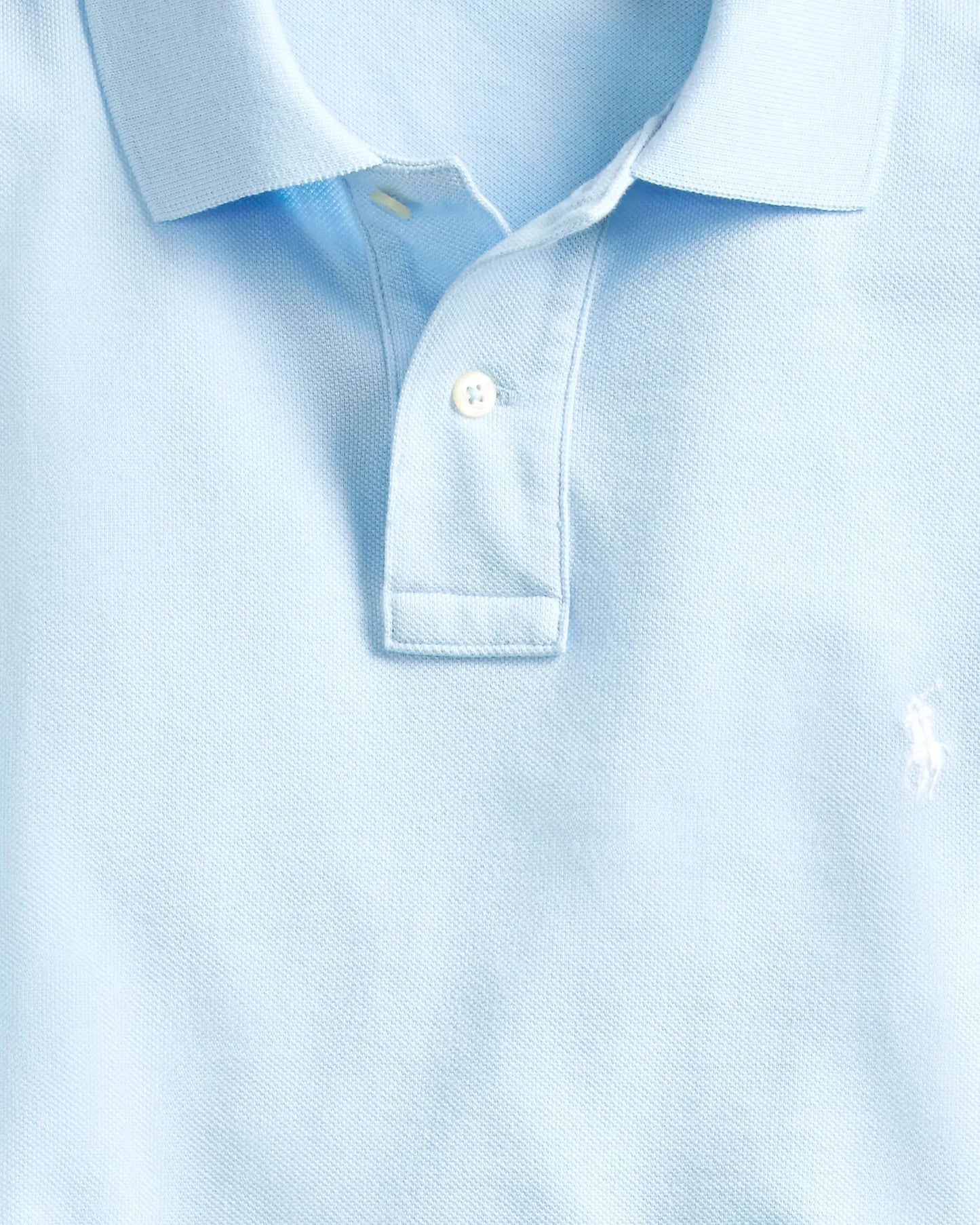 Poloshirt aus atmungsaktivem Baumwoll-Mesh mit R&L Detail