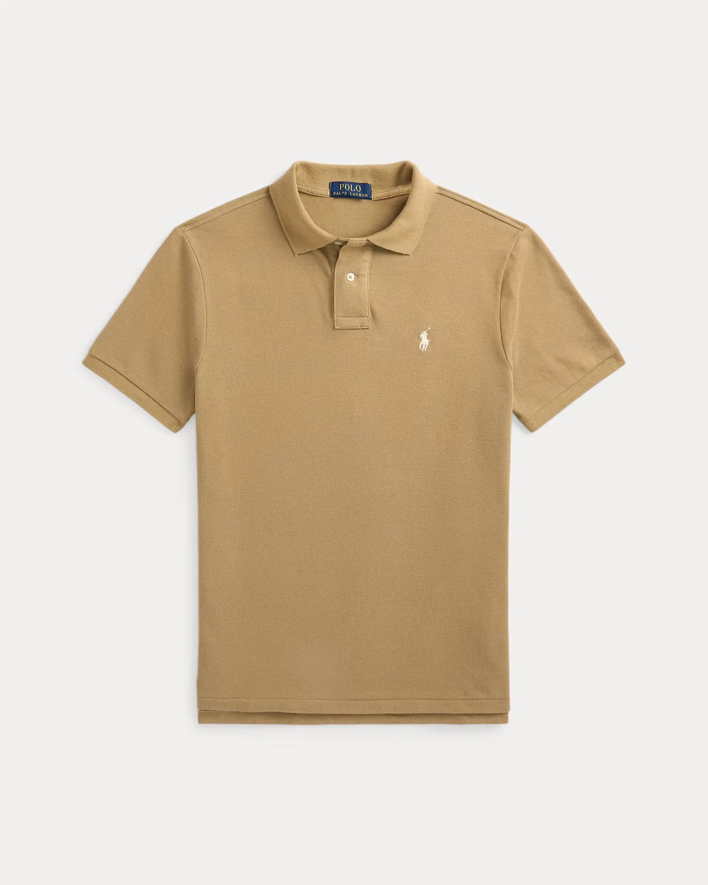 Poloshirt aus atmungsaktivem Baumwoll-Mesh mit R&L Detail