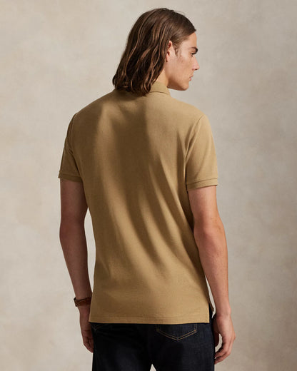 Poloshirt aus atmungsaktivem Baumwoll-Mesh mit R&L Detail