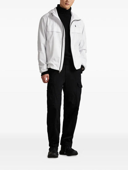 Glenwood windbreaker jacket with hood – Adjustable fit Waterproof.