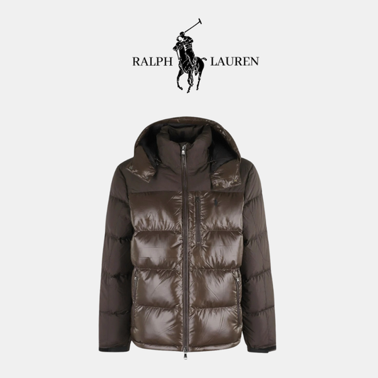 RL Axton Gloss Padded Bomber Jacket